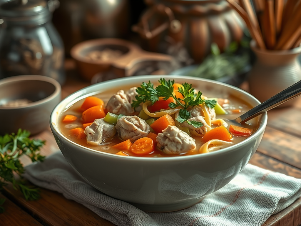 Homemade Chicken Noodle Soup That Actually Heals