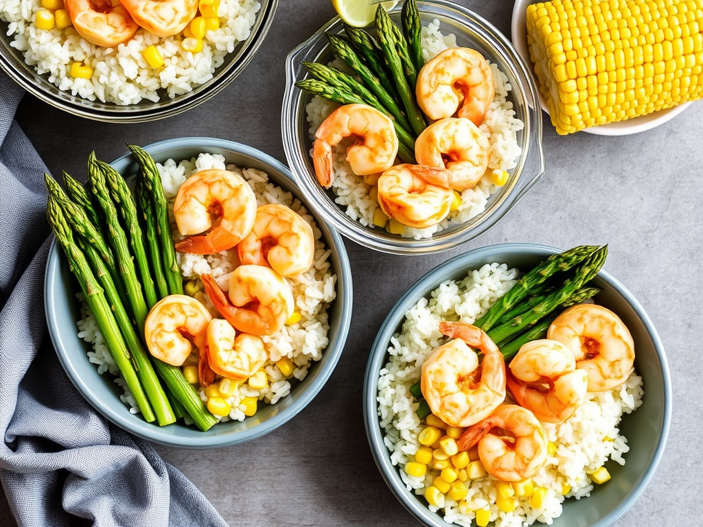 Crave-Worthy Shrimp Meal Prep Bowls in 25 Minutes