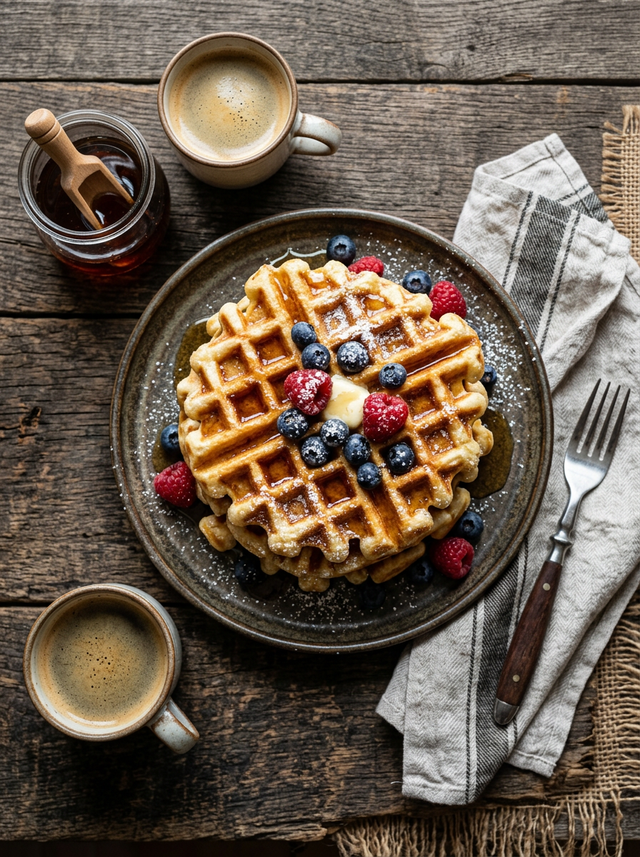 Waffle Recipe That Gets Crispy Outside and Fluffy Inside Every Time