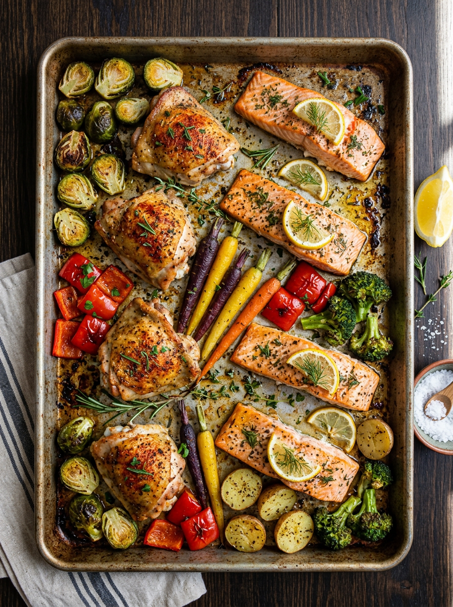 Sheet Pan Meal Prep That Covers Five Dinners in One Hour